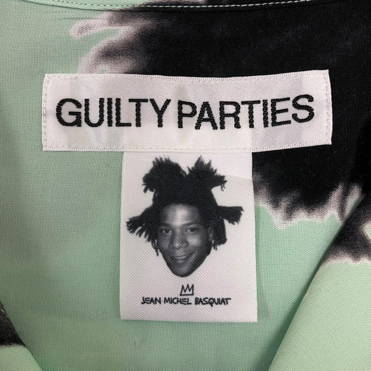 WACKO MARIA  バスキア　半袖シャツ　緑　サイズM WACKO MARIA(ワコマリア) BASQUIAT HAWAIIAN SHIRT半袖シャツ グリーン