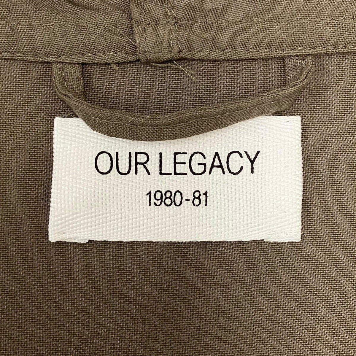 OUR LEGACY ARTISAN PARKAフーデッドシャツ 古着・中古-5枚目のアイテム画像