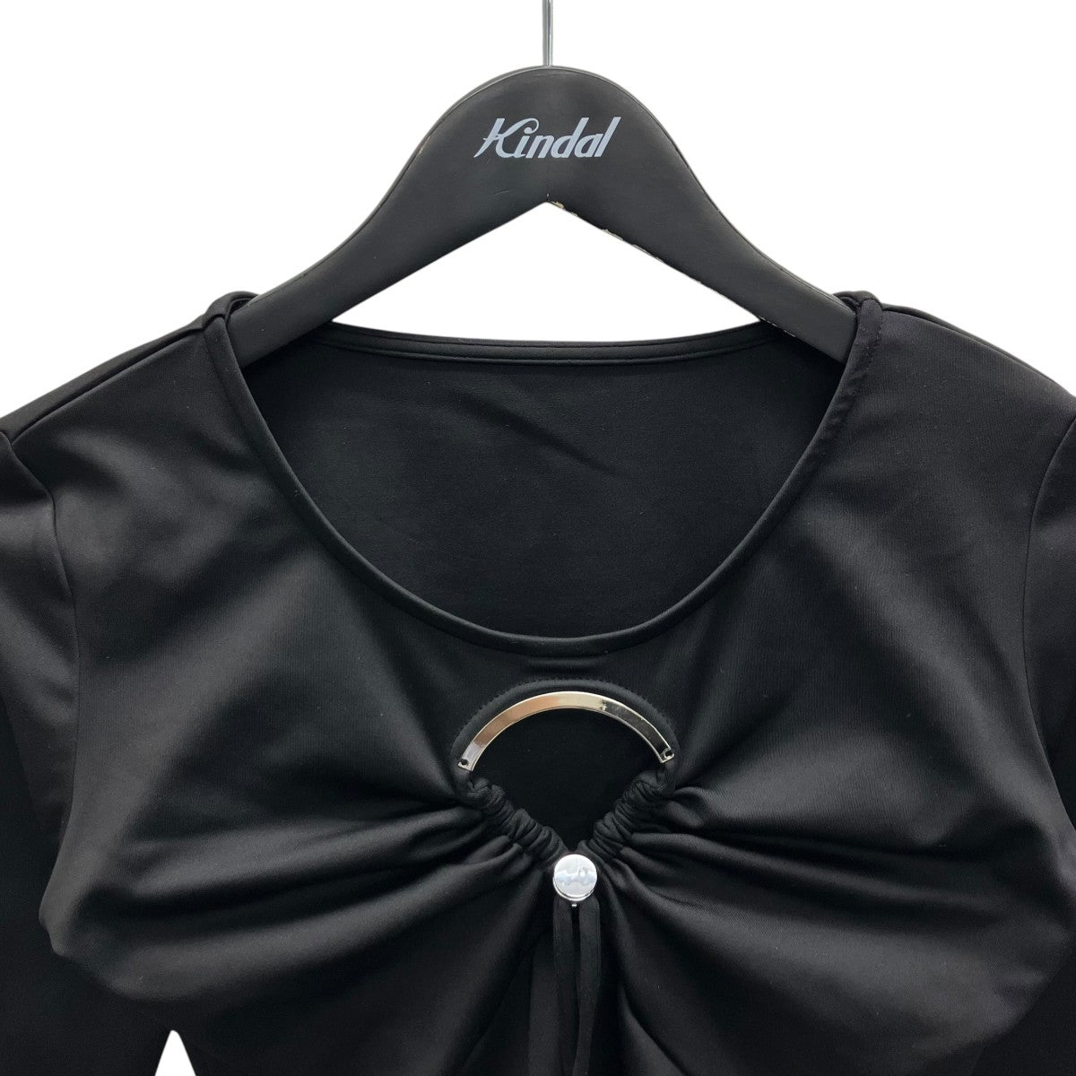 MELT THE LADY center open gather tops 長袖ブラウス 古着・中古-2枚目のアイテム画像