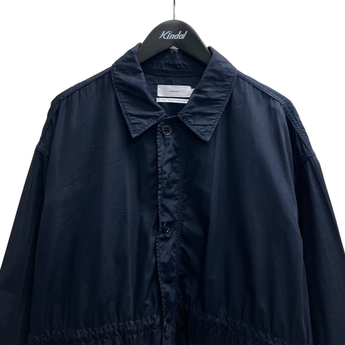 Graphpaper Garment Dyed Poplin Field Coat スプリングコート 古着・中古-3枚目のアイテム画像