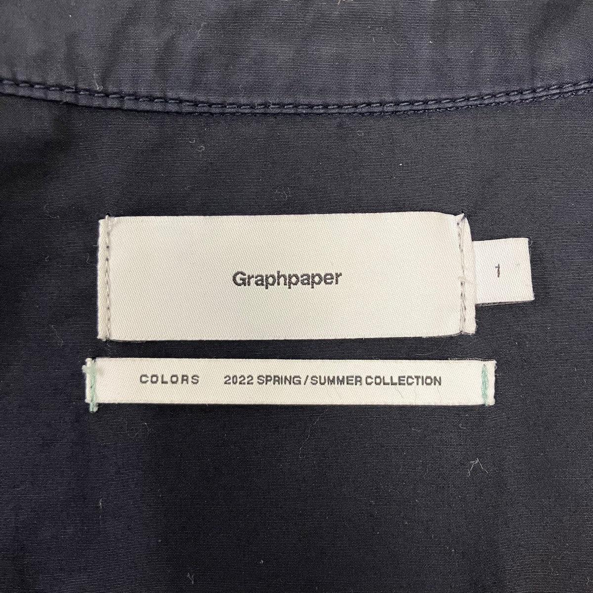 Graphpaper Garment Dyed Poplin Field Coat スプリングコート 古着・中古-7枚目のアイテム画像