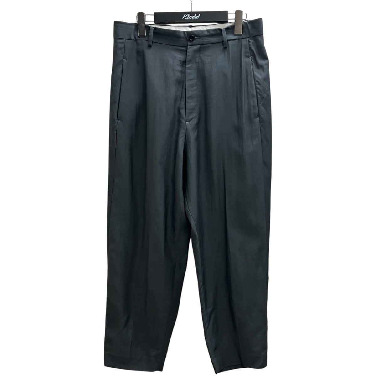 Wool Cupro Cropped Trouse スラックス