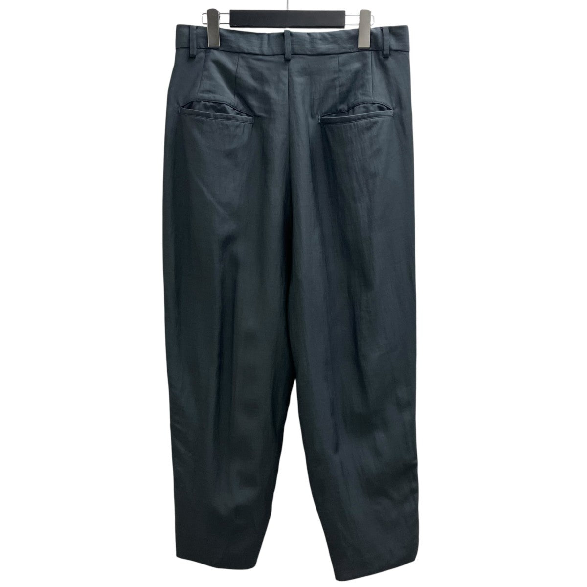 Wool Cupro Cropped Trouse スラックス