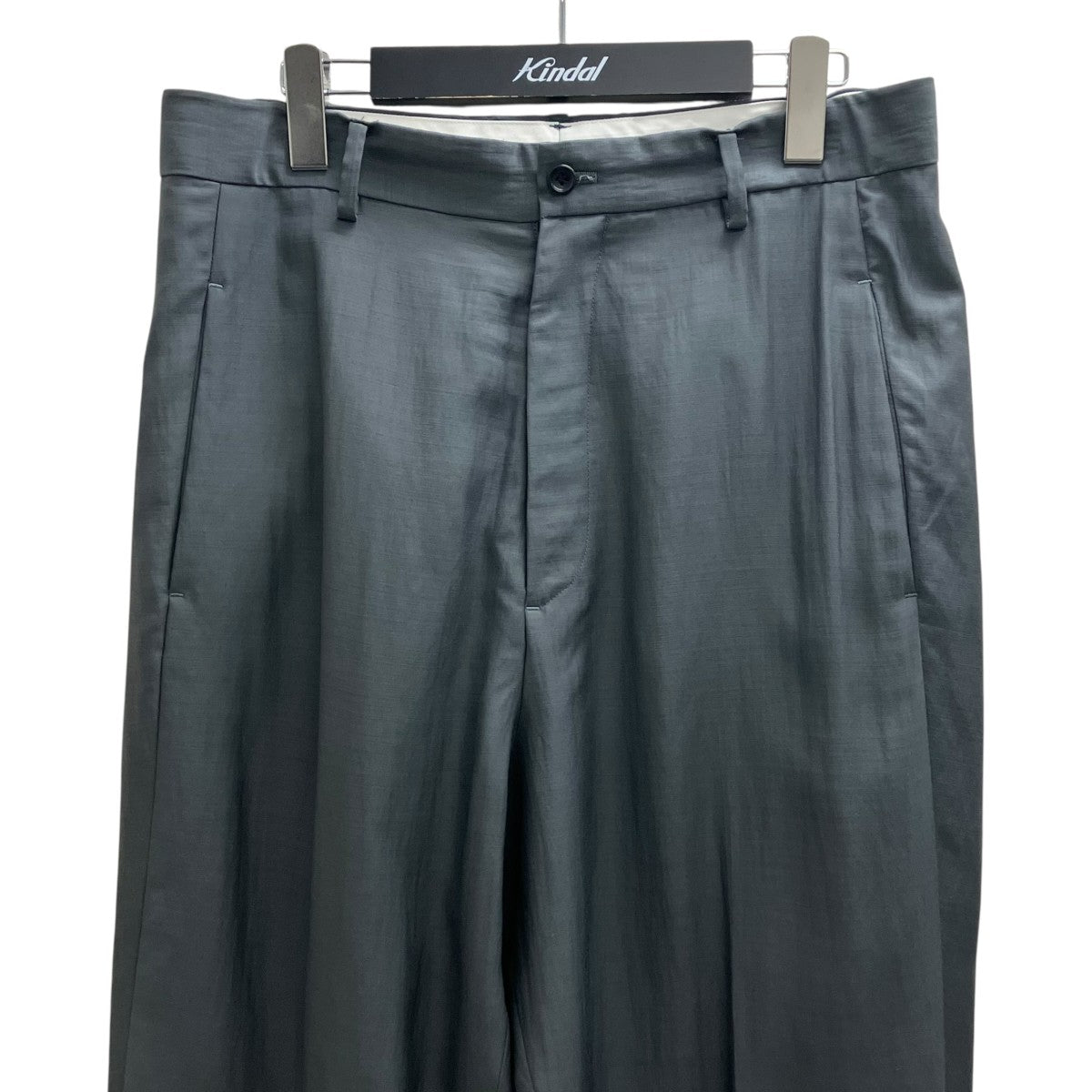 Wool Cupro Cropped Trouse スラックス