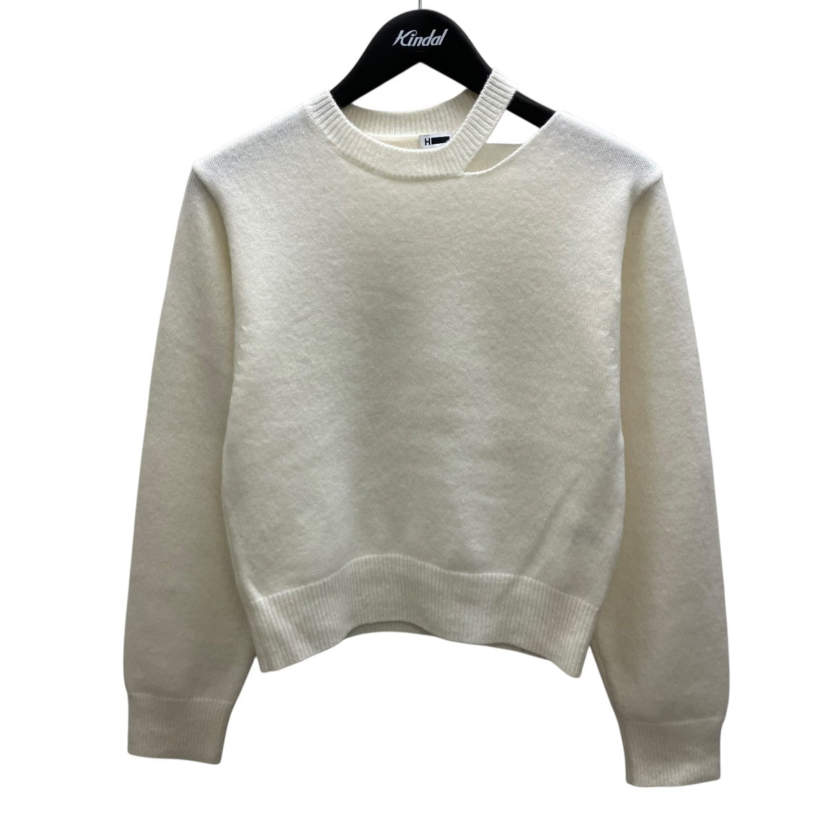 ウールカシミヤスリットニット