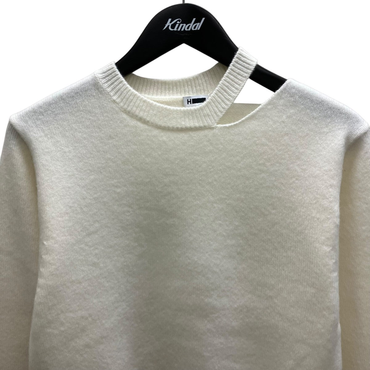ウールカシミヤスリットニット