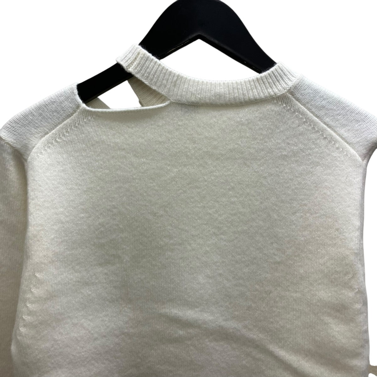 ウールカシミヤスリットニット