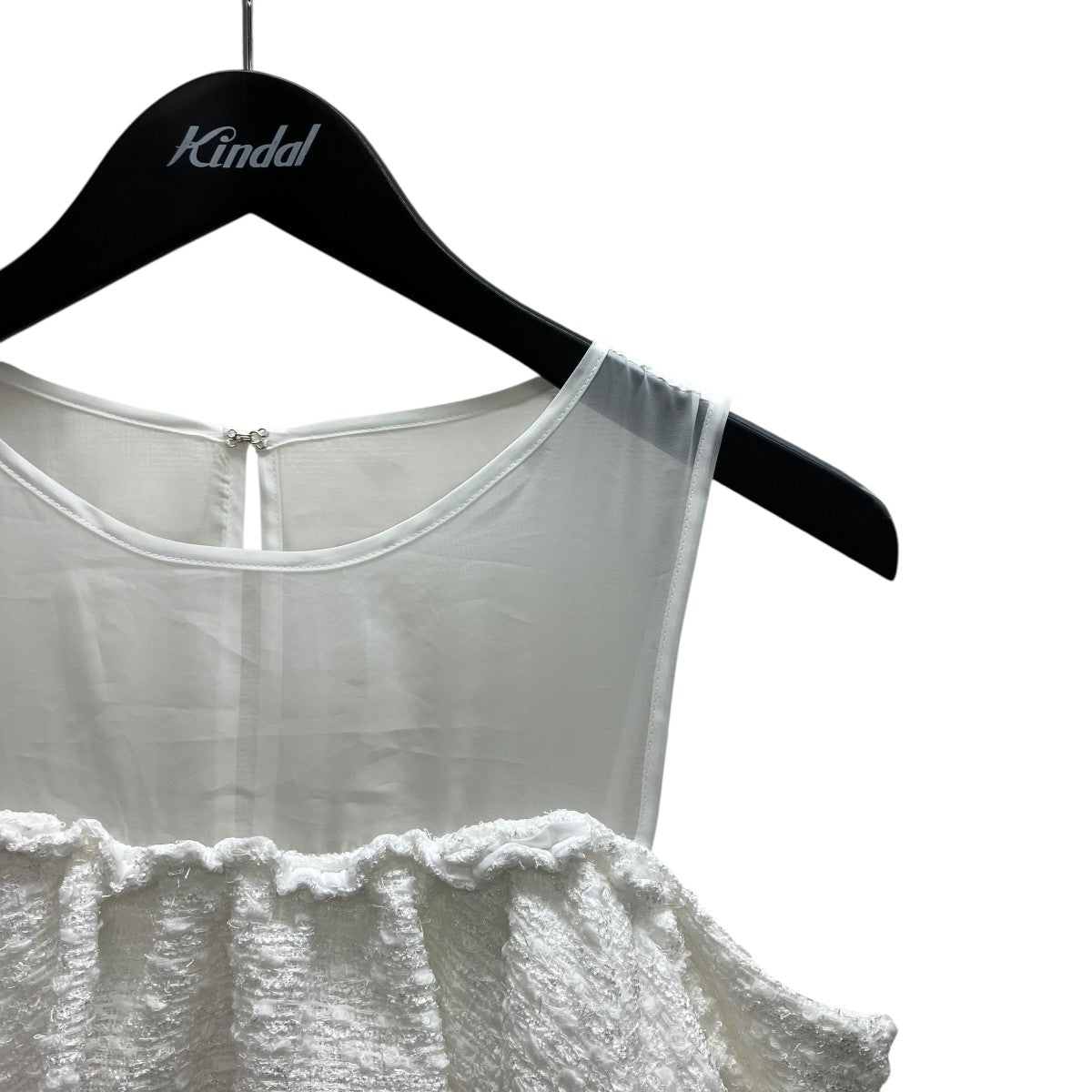 sheller(シェリエ) ノースリーブブラウス SH0250606 ホワイト サイズ