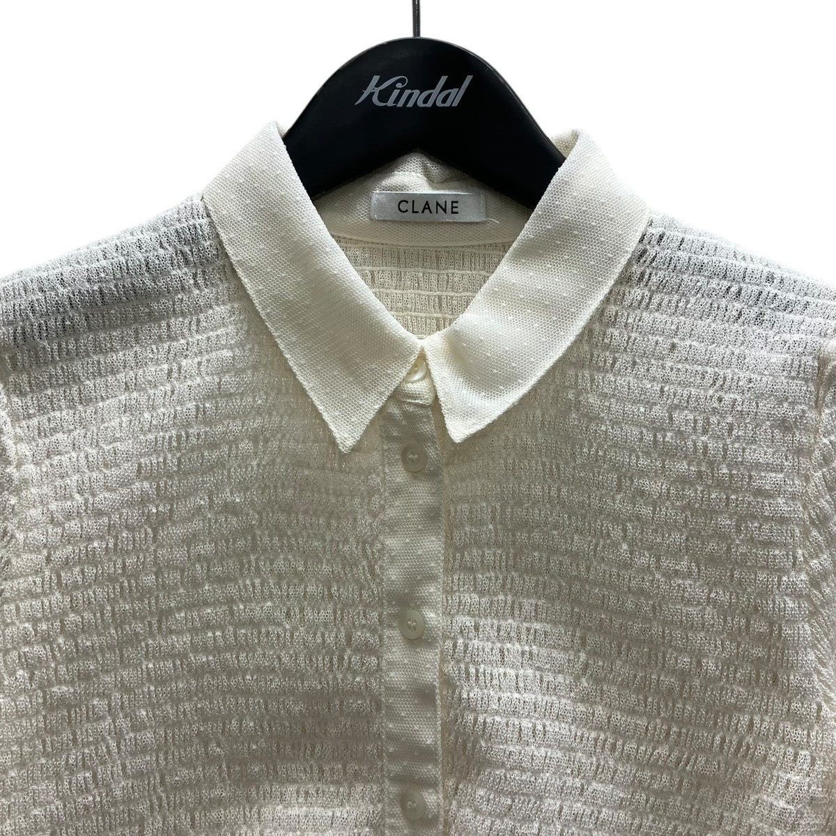 CLANE GATHERED MESH SHIRTS 長袖カットソー 古着・中古-3枚目のアイテム画像