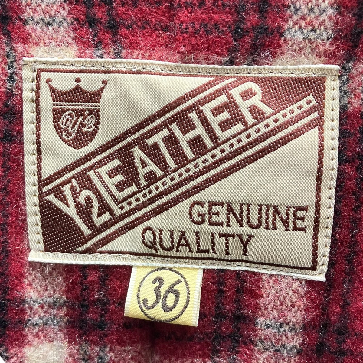 Y2 LEATHER レザージャケット 古着・中古-7枚目のアイテム画像