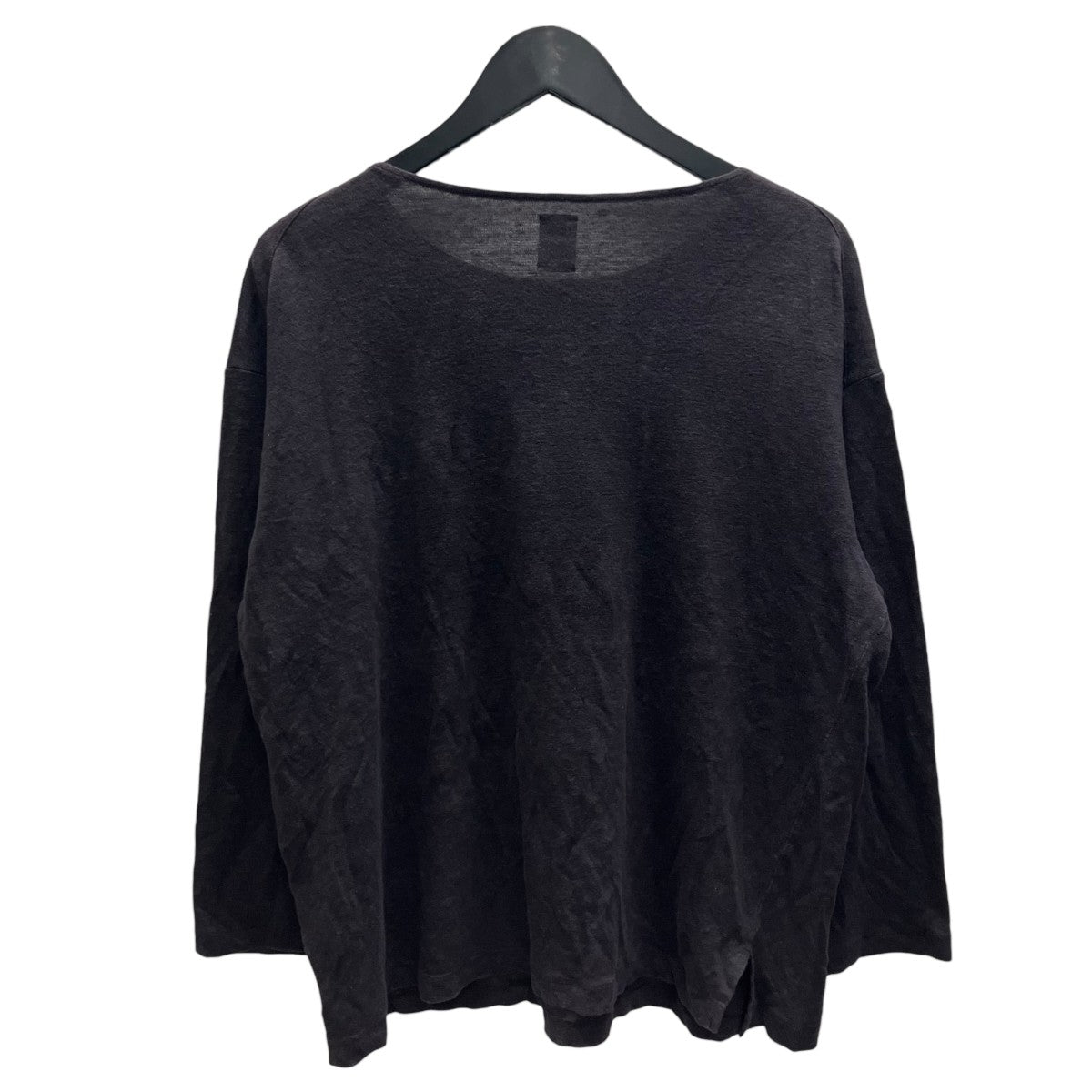 BATONER NORMANDY LINEN BASQUE SHIRT ニット 古着・中古-3枚目のアイテム画像