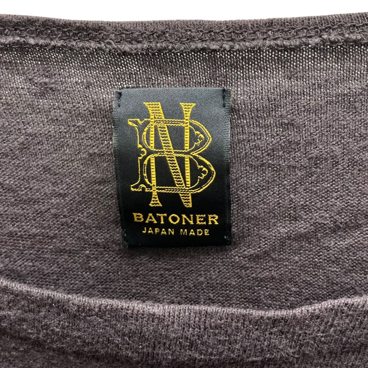 BATONER NORMANDY LINEN BASQUE SHIRT ニット 古着・中古-6枚目のアイテム画像