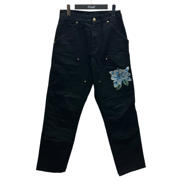 CarHartt×AWAKE AWAKE NY DOUBLE KNEE PANTダブルニーパンツ ブラック