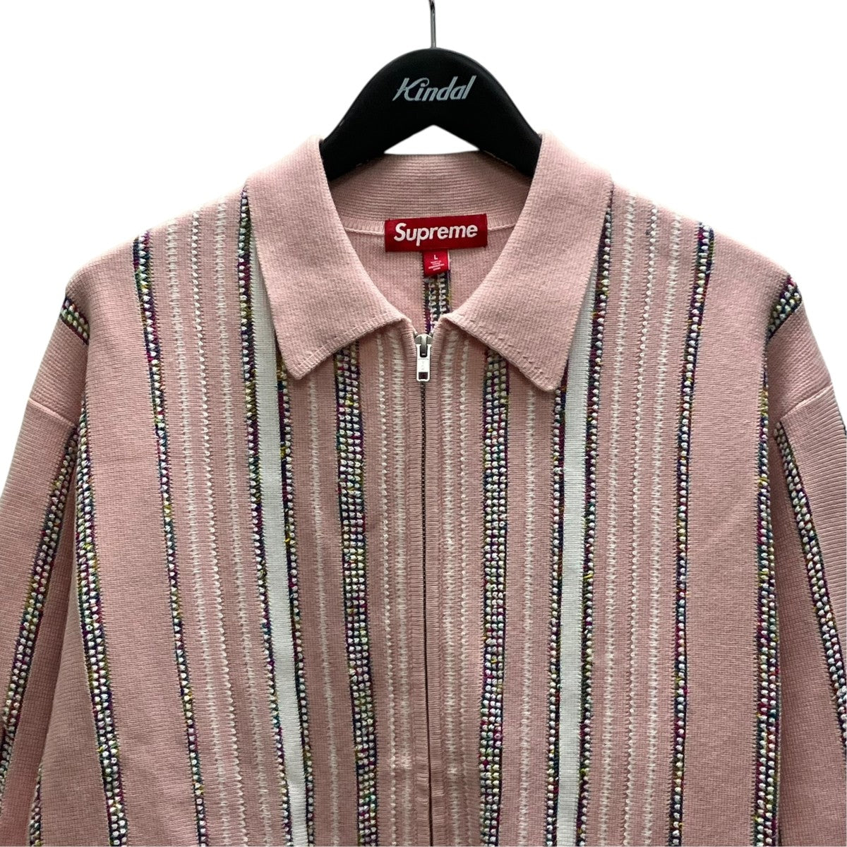 Supreme(シュプリーム) Spackle Stripe Zip Up Cardiganジップアップ