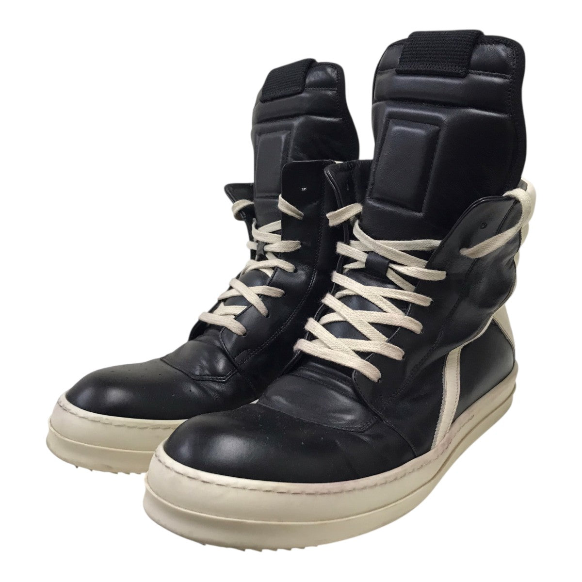 RICK OWENS GEOBASKETハイカットスニーカー 古着・中古-1枚目のアイテム画像