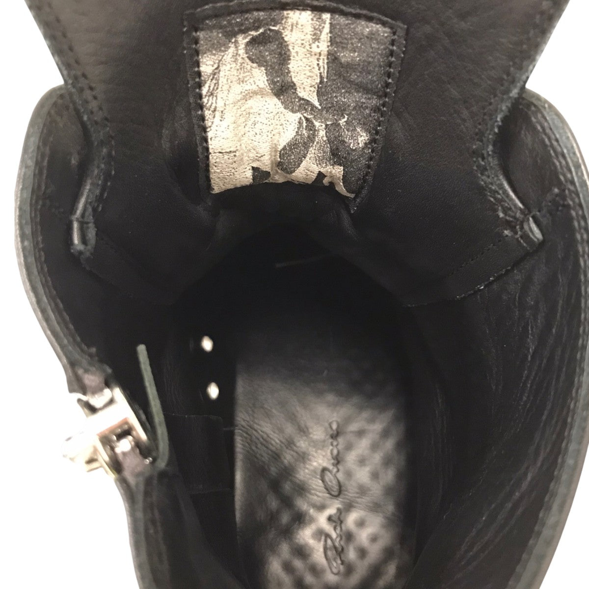 RICK OWENS Ramonesハイカットスニーカー 古着・中古-7枚目のアイテム画像