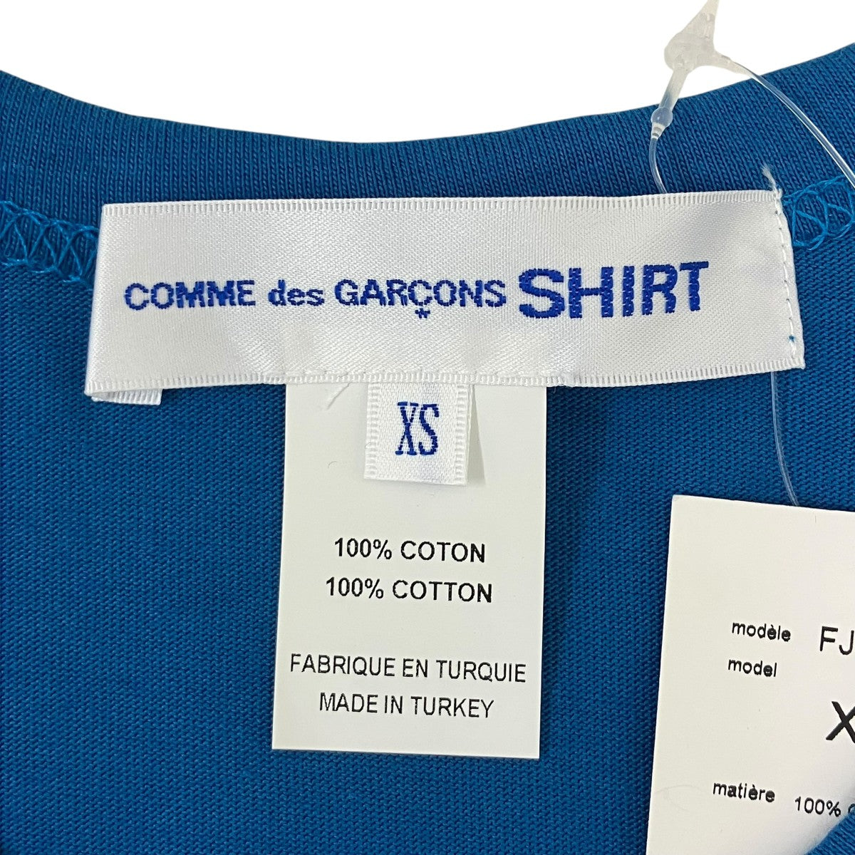 COMME des GARCONS SHIRT 半袖デニムシャツ 古着・中古-7枚目のアイテム画像