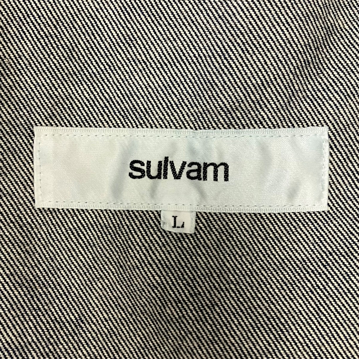 sulvam デニムテーラードジャケット 古着・中古-7枚目のアイテム画像