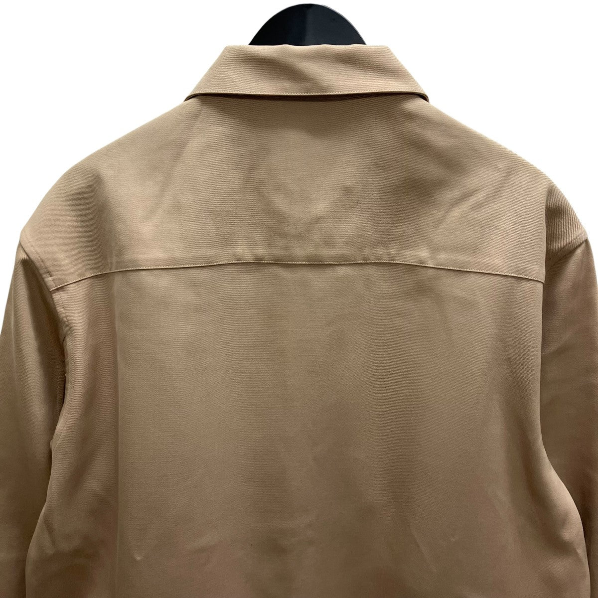 JIL SANDER 24AW SHARP WOOL GABARDINE SHIRT ウールギャバジン ジップアップ シャツジャケット 古着・中古-4枚目のアイテム画像