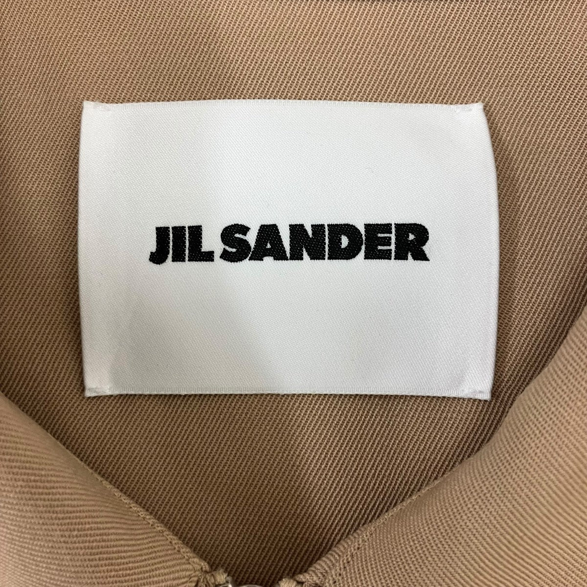 JIL SANDER 24AW SHARP WOOL GABARDINE SHIRT ウールギャバジン ジップアップ シャツジャケット 古着・中古-7枚目のアイテム画像