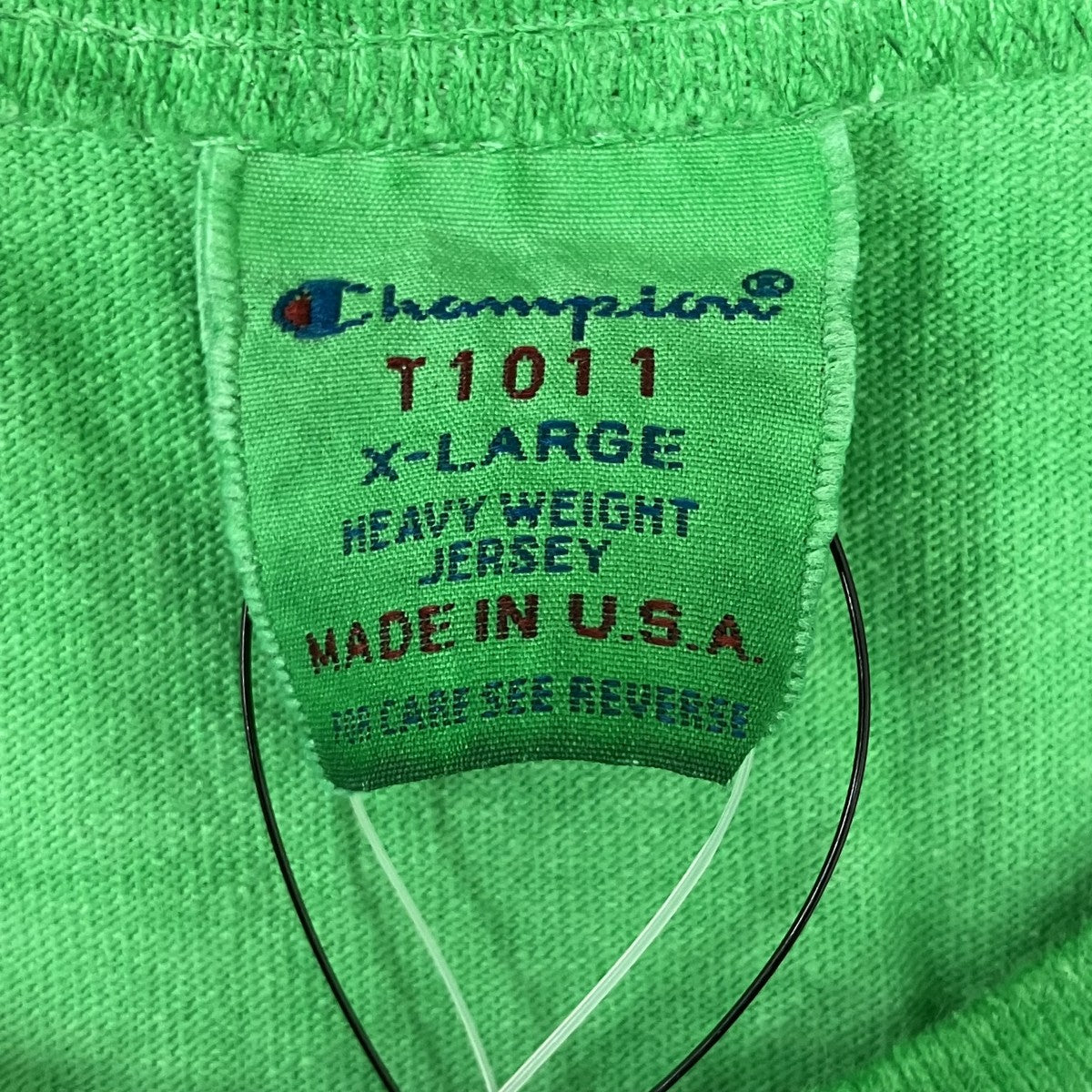 DOVER STREET MARKET×Champion 長袖Tシャツ C5-A409 グリーン サイズ