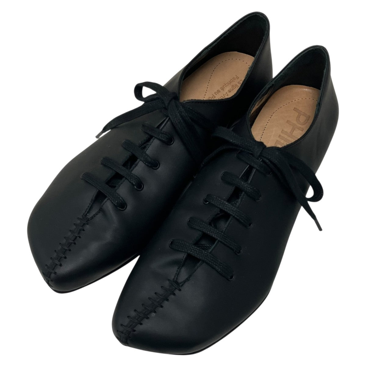PHILEO ETOILE LACETS LEATHER ローカットスニーカー 古着・中古-1枚目のアイテム画像