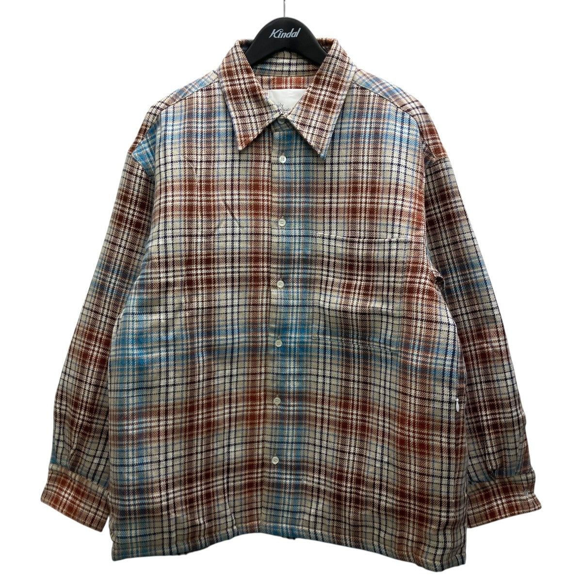 25FWFLANNEL CHECK OVER SHIRTフランネルチェックシャツ