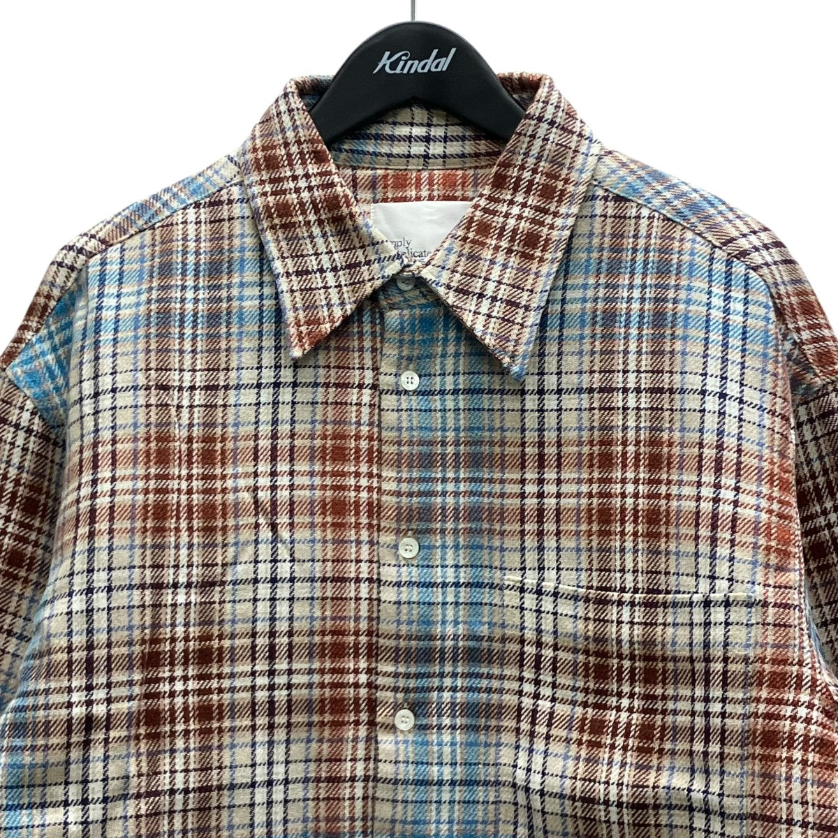 25FWFLANNEL CHECK OVER SHIRTフランネルチェックシャツ