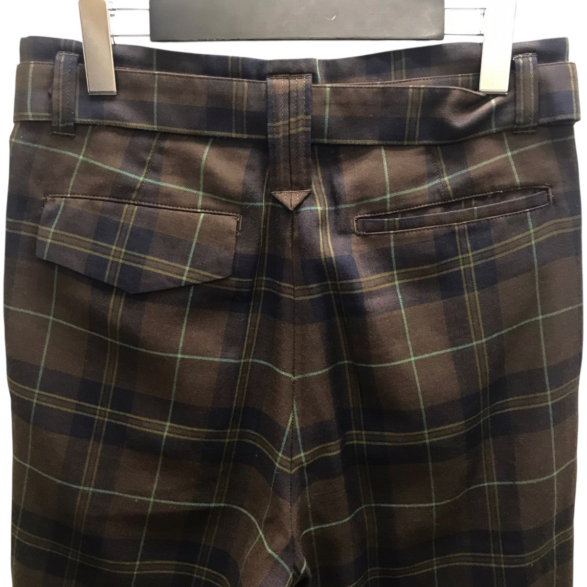 チェックパンツ