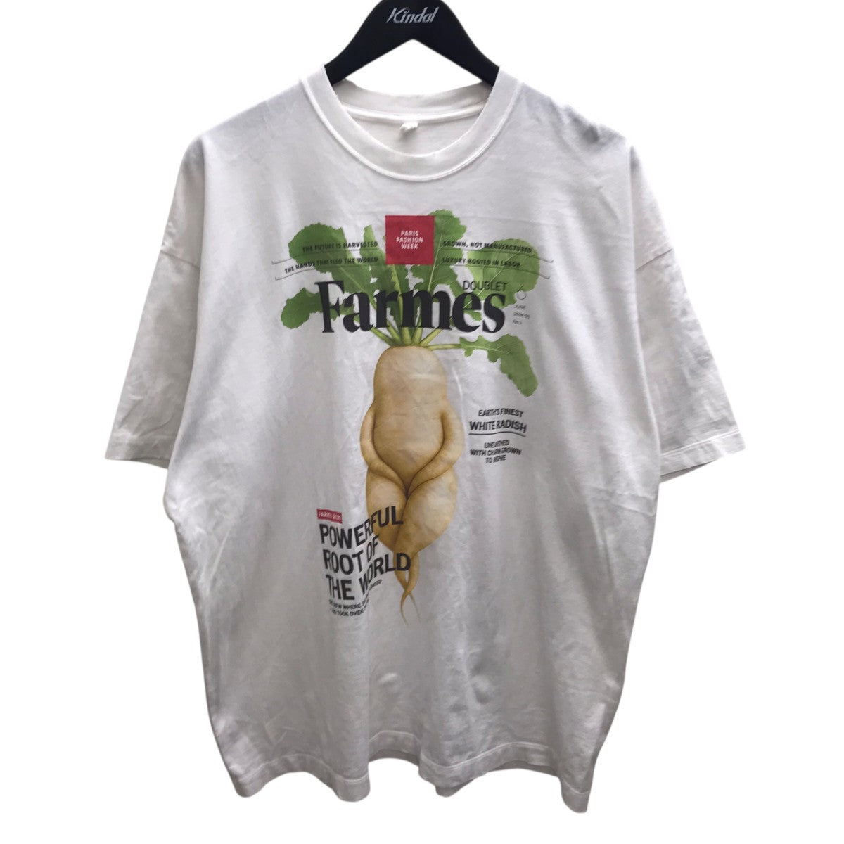 doublet FARMES MAGAZINE COVER T-SHIRT プリントTシャツ 古着・中古-1枚目のアイテム画像