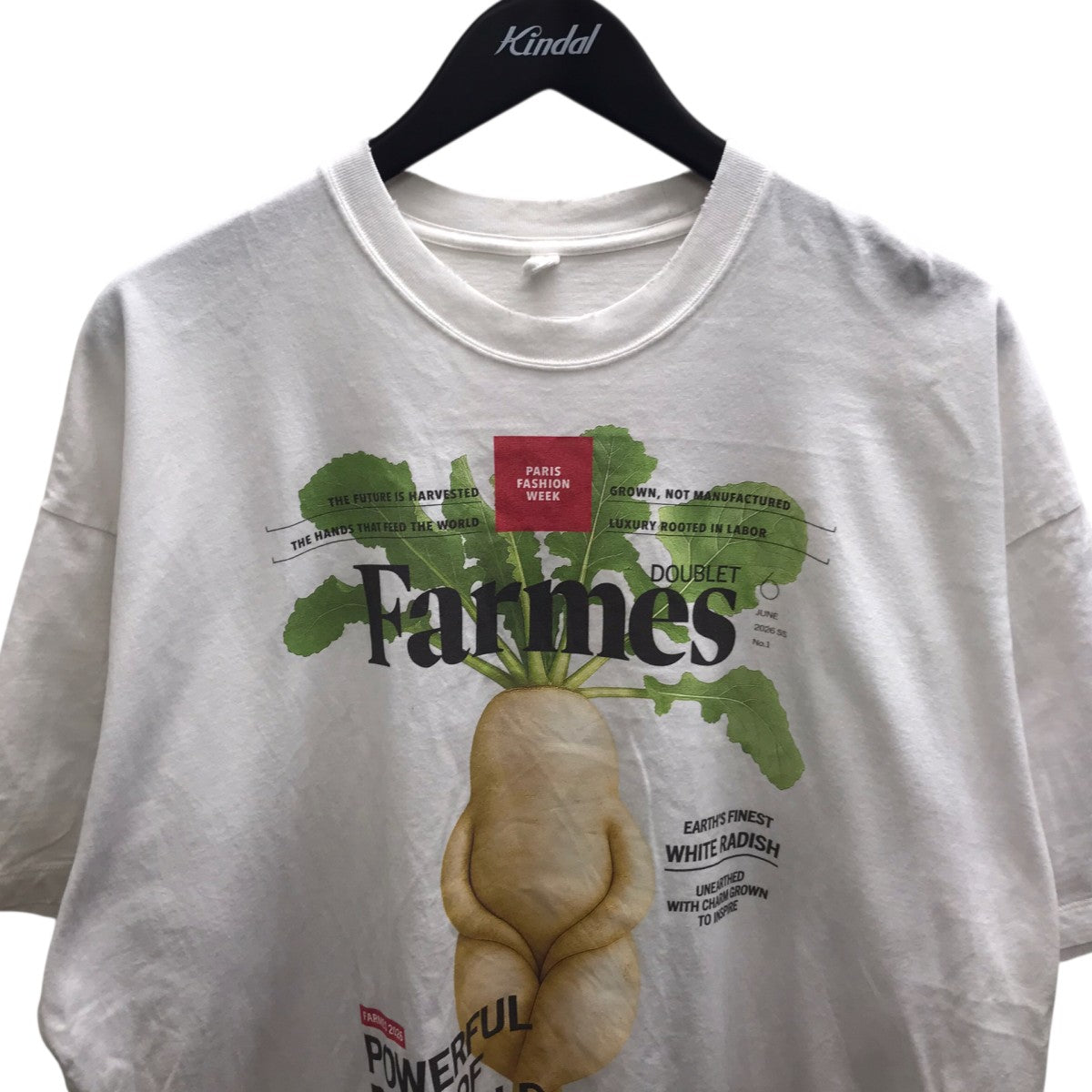 doublet FARMES MAGAZINE COVER T-SHIRT プリントTシャツ 古着・中古-2枚目のアイテム画像