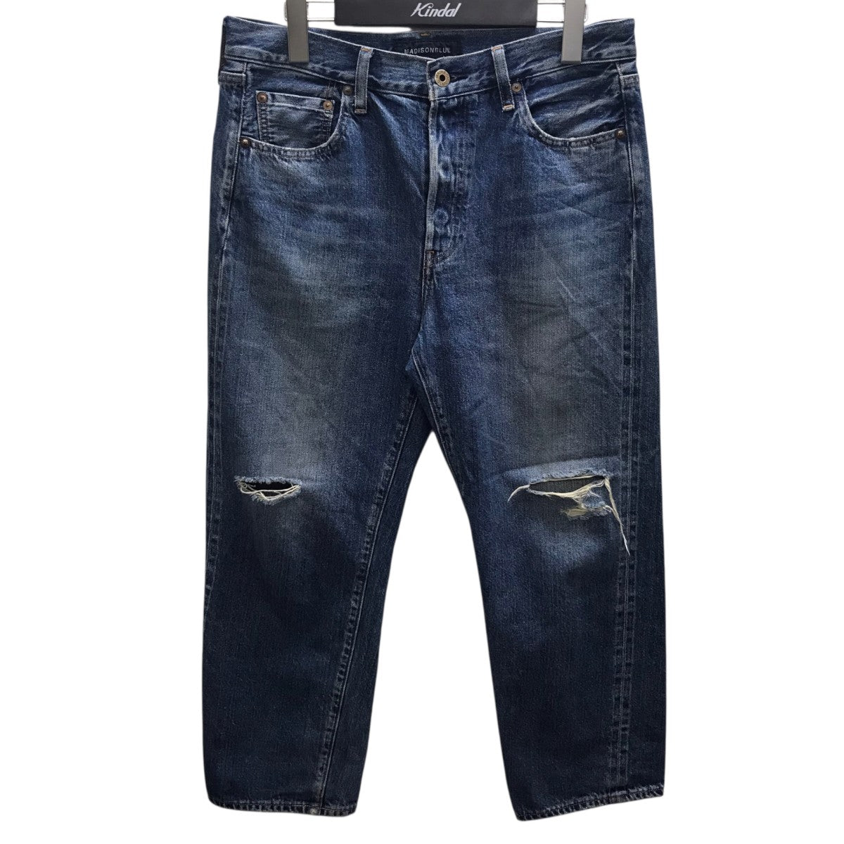 BOYS CRASHED TAPERED PT DENIMダメージ加工デニムパンツ