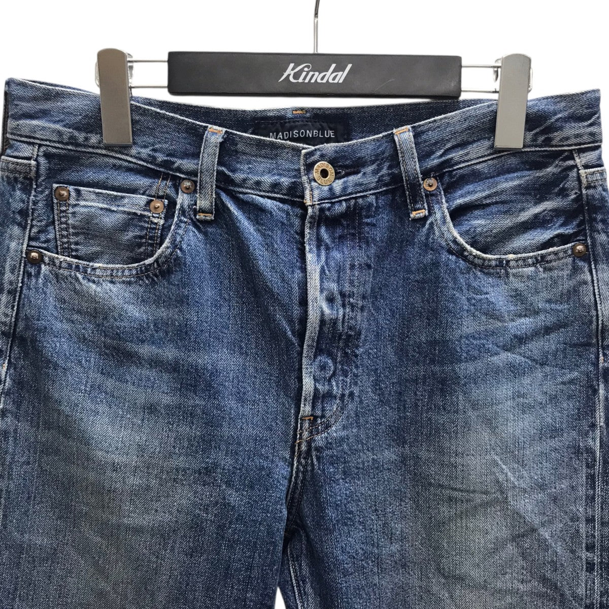 BOYS CRASHED TAPERED PT DENIMダメージ加工デニムパンツ