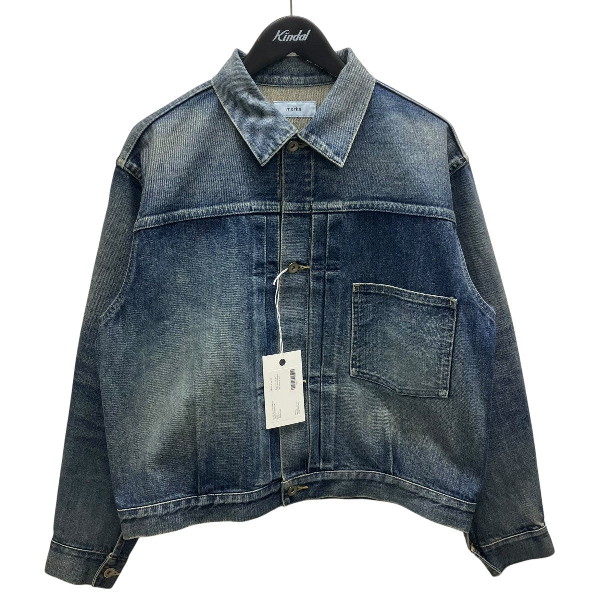 MARKA 26SS DENIM JACKET INDIGO V．W デニムジャケット 古着・中古-1枚目のアイテム画像