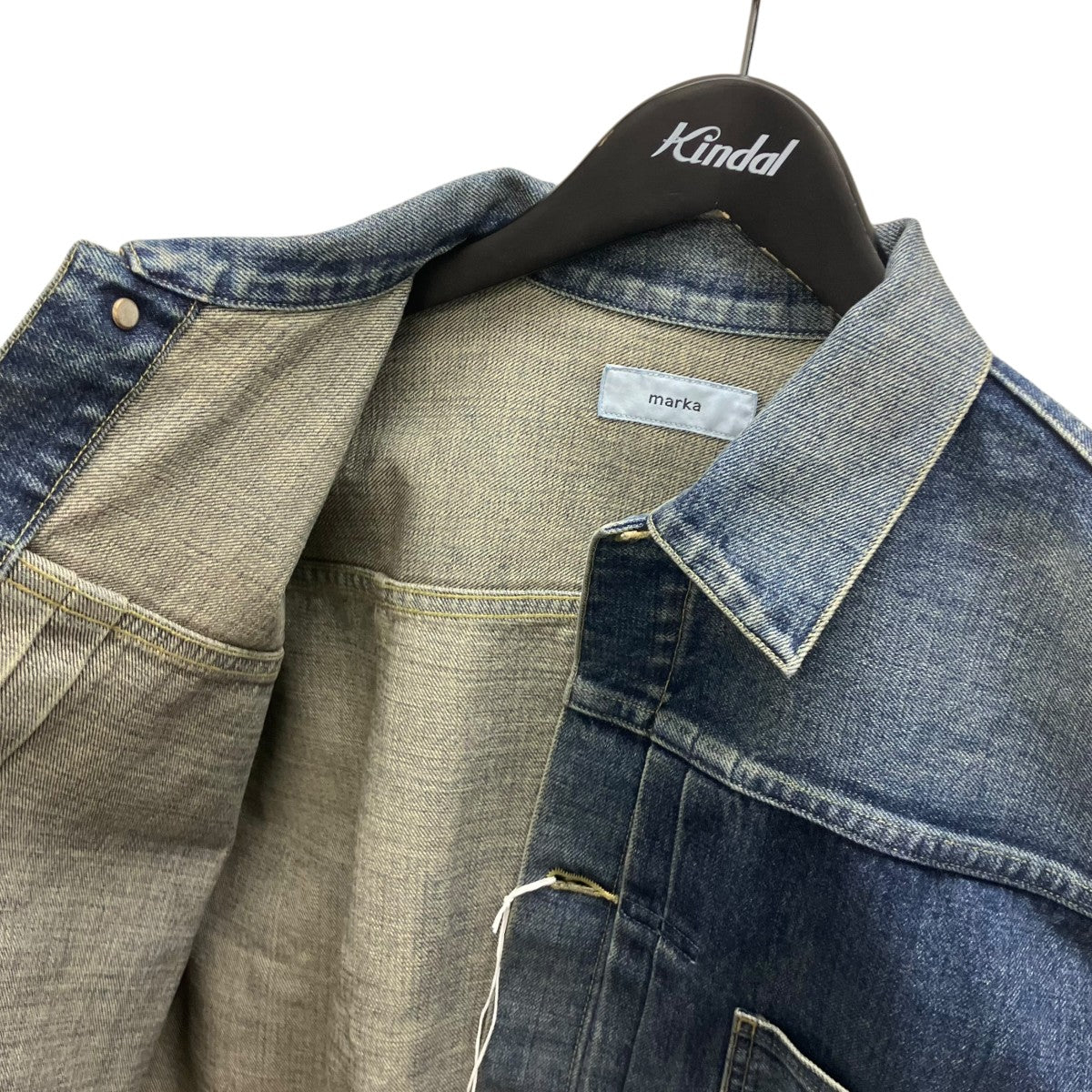 MARKA 26SS DENIM JACKET INDIGO V．W デニムジャケット 古着・中古-5枚目のアイテム画像