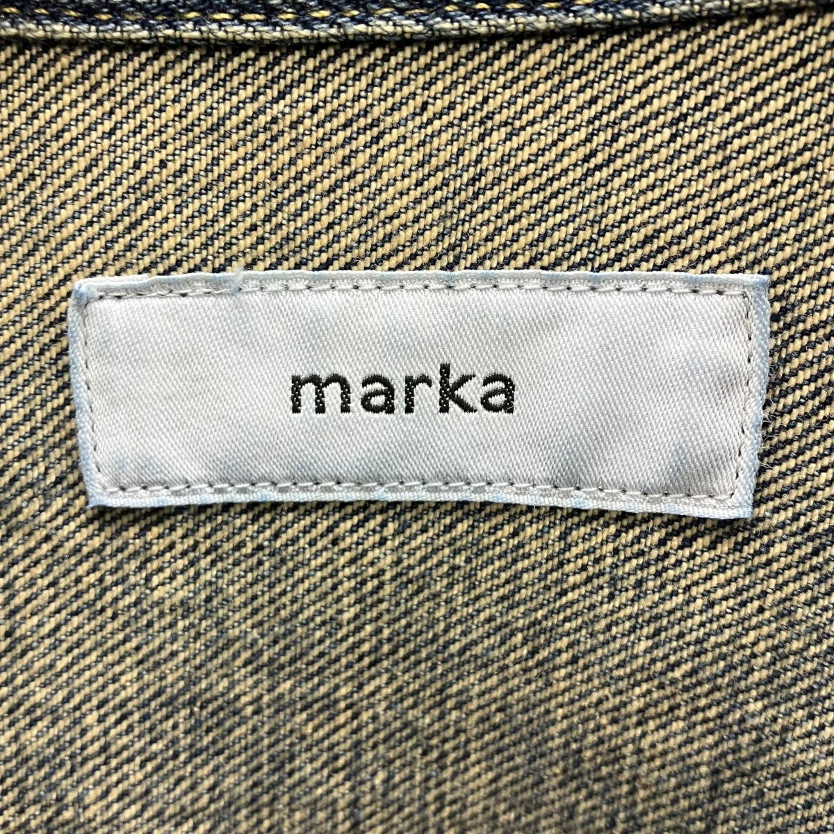 MARKA 26SS DENIM JACKET INDIGO V．W デニムジャケット 古着・中古-7枚目のアイテム画像