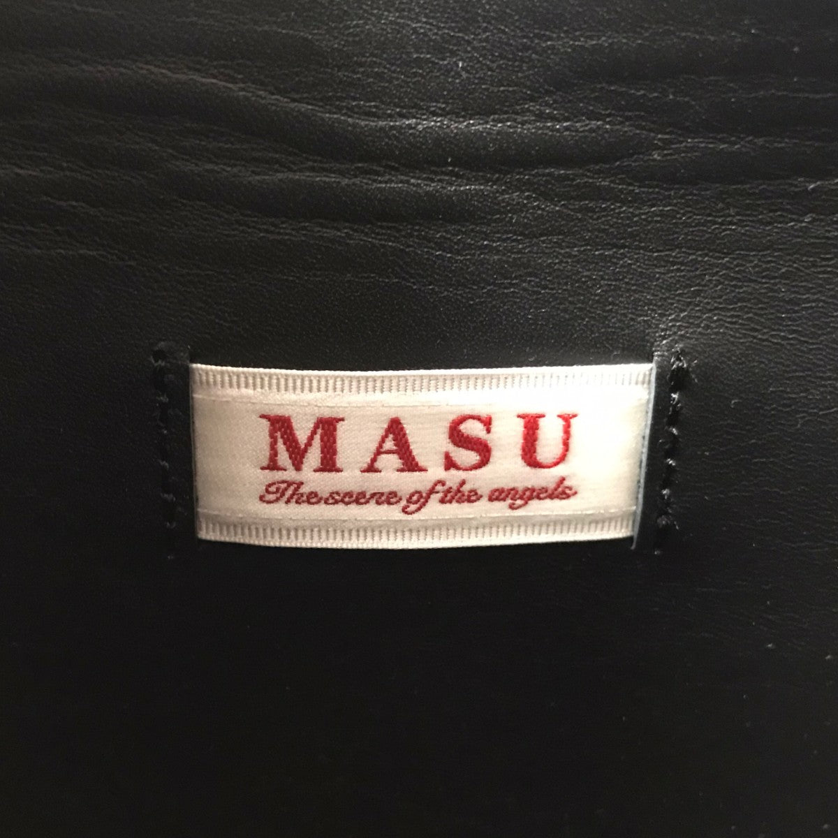 MASU(エムエーエスユー) 26SS LEATHER CAKE BAG カウレザーケーキ