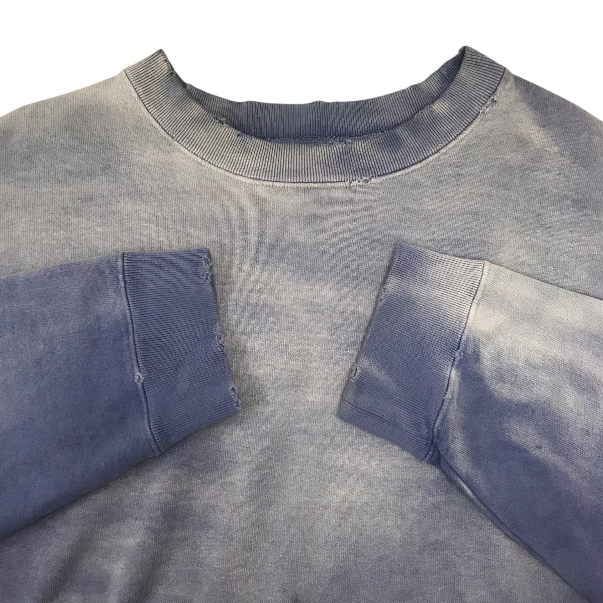 24SS FIRE PRINTED BREACHED PO ダメージ加工スウェット