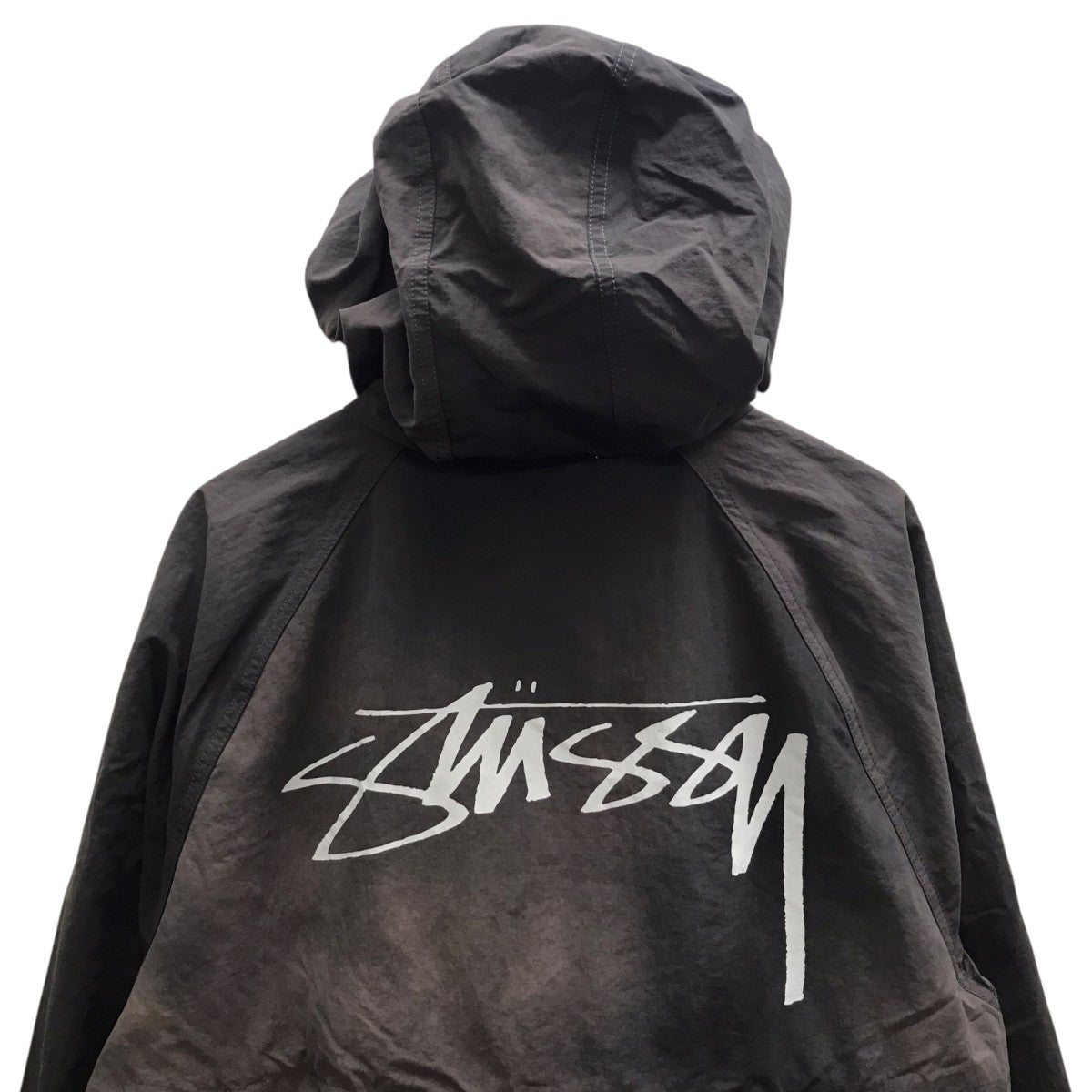 stussy BEACH SHELL WAVE DYE ナイロンジャケット 古着・中古-4枚目のアイテム画像