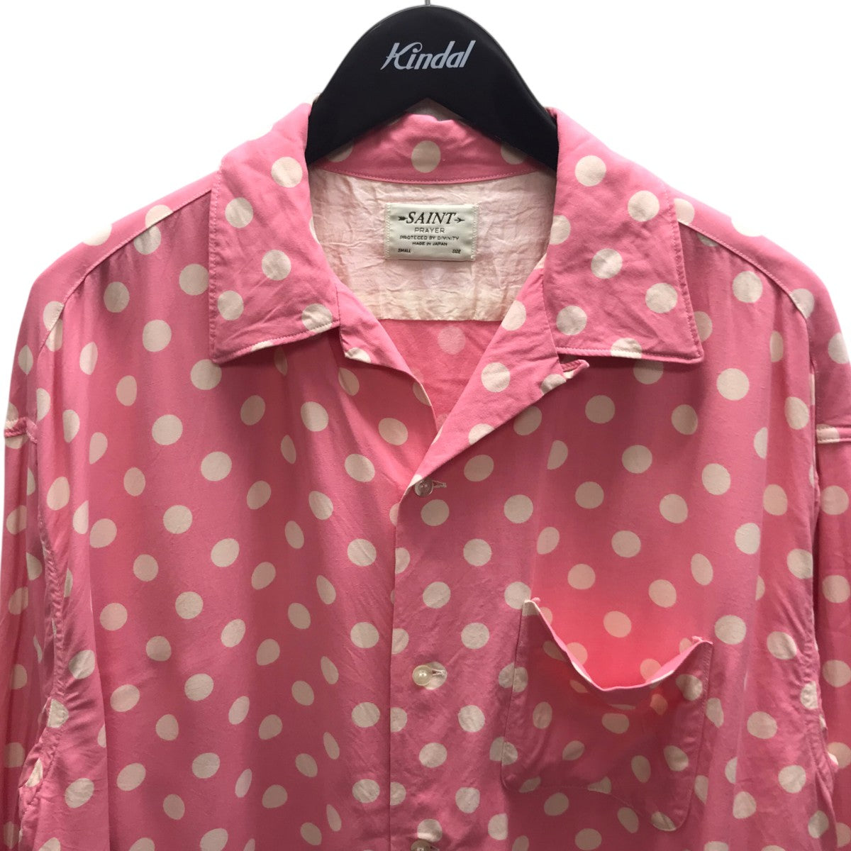 SAINT MICHAEL RAYON SHIRT 長袖シャツ 古着・中古-2枚目のアイテム画像