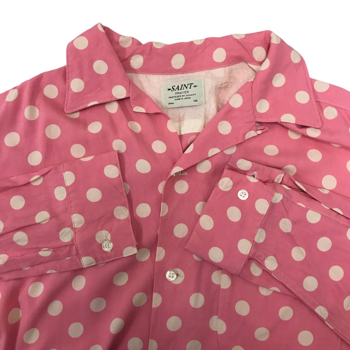 SAINT MICHAEL RAYON SHIRT 長袖シャツ 古着・中古-5枚目のアイテム画像