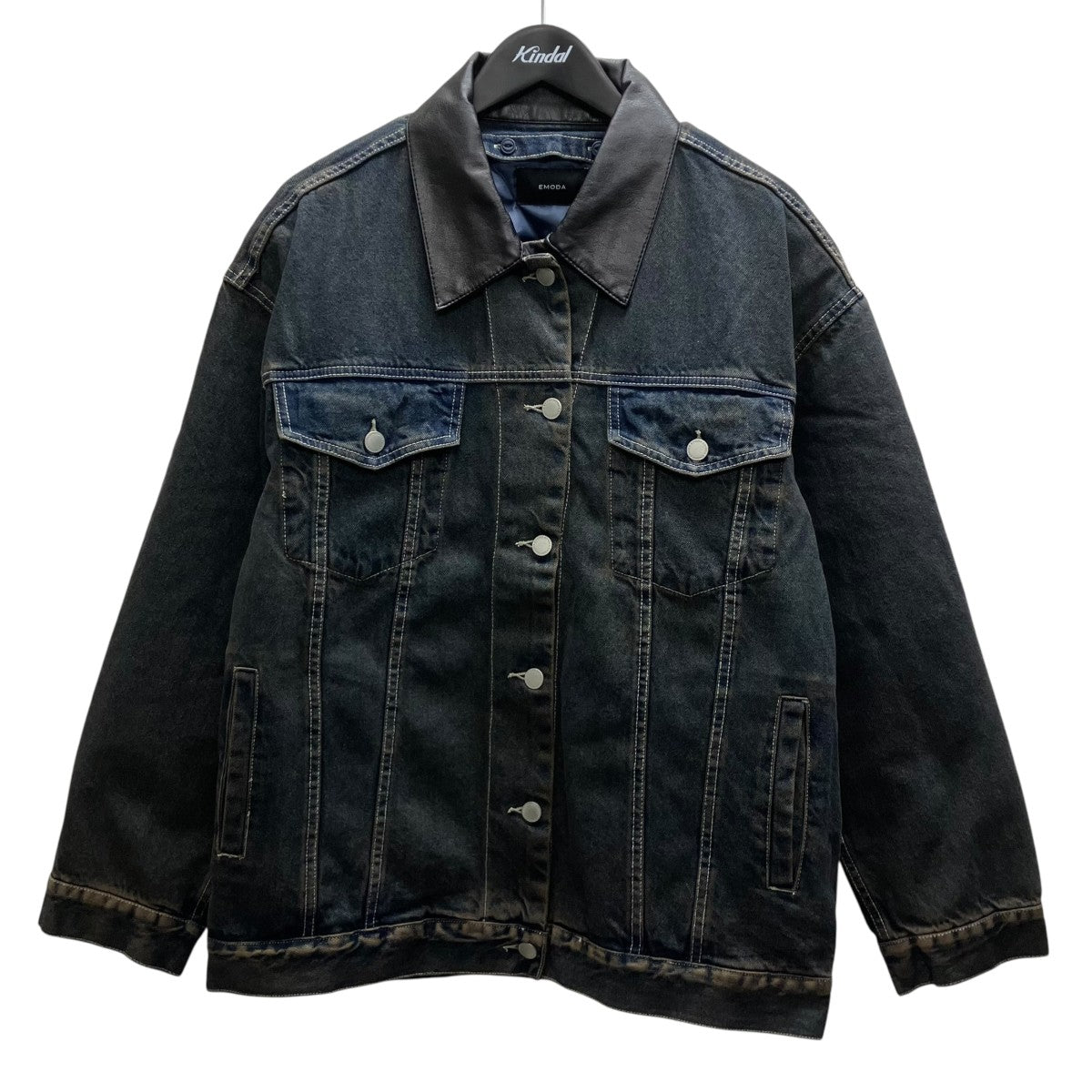 ワイドオーバーデニムブルゾン
