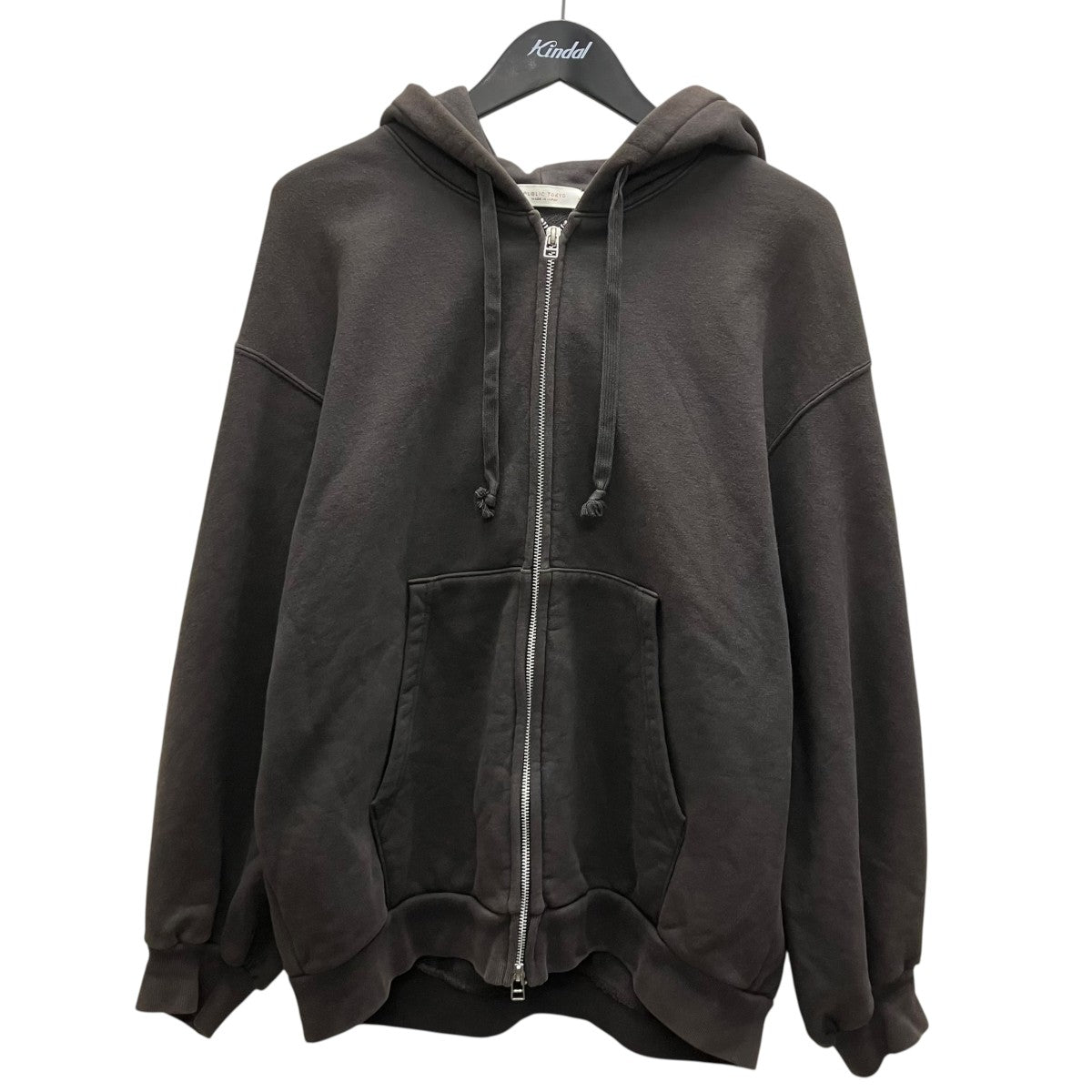 PUBLIC TOKYO ダブルジップフーディ 古着・中古-1枚目のアイテム画像
