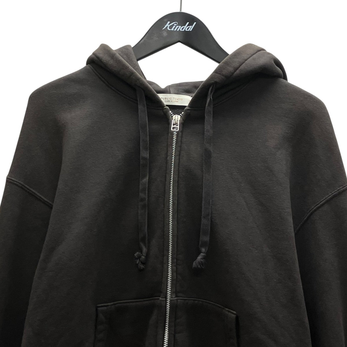 PUBLIC TOKYO ダブルジップフーディ 古着・中古-2枚目のアイテム画像