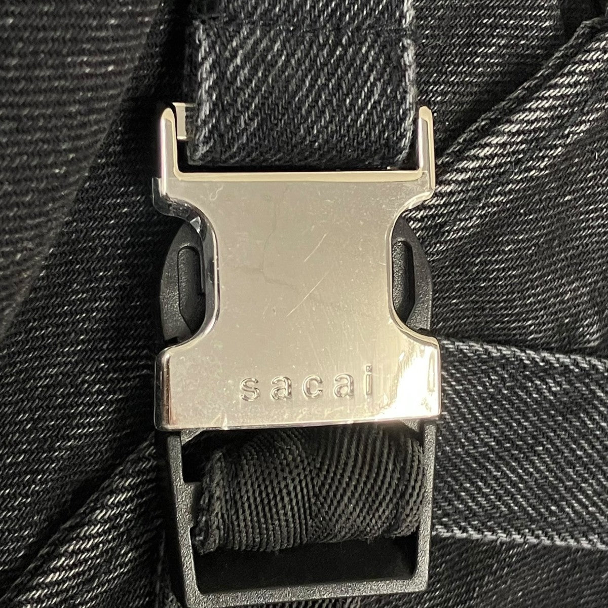sacai ベルテッドデニムパンツ 古着・中古-6枚目のアイテム画像