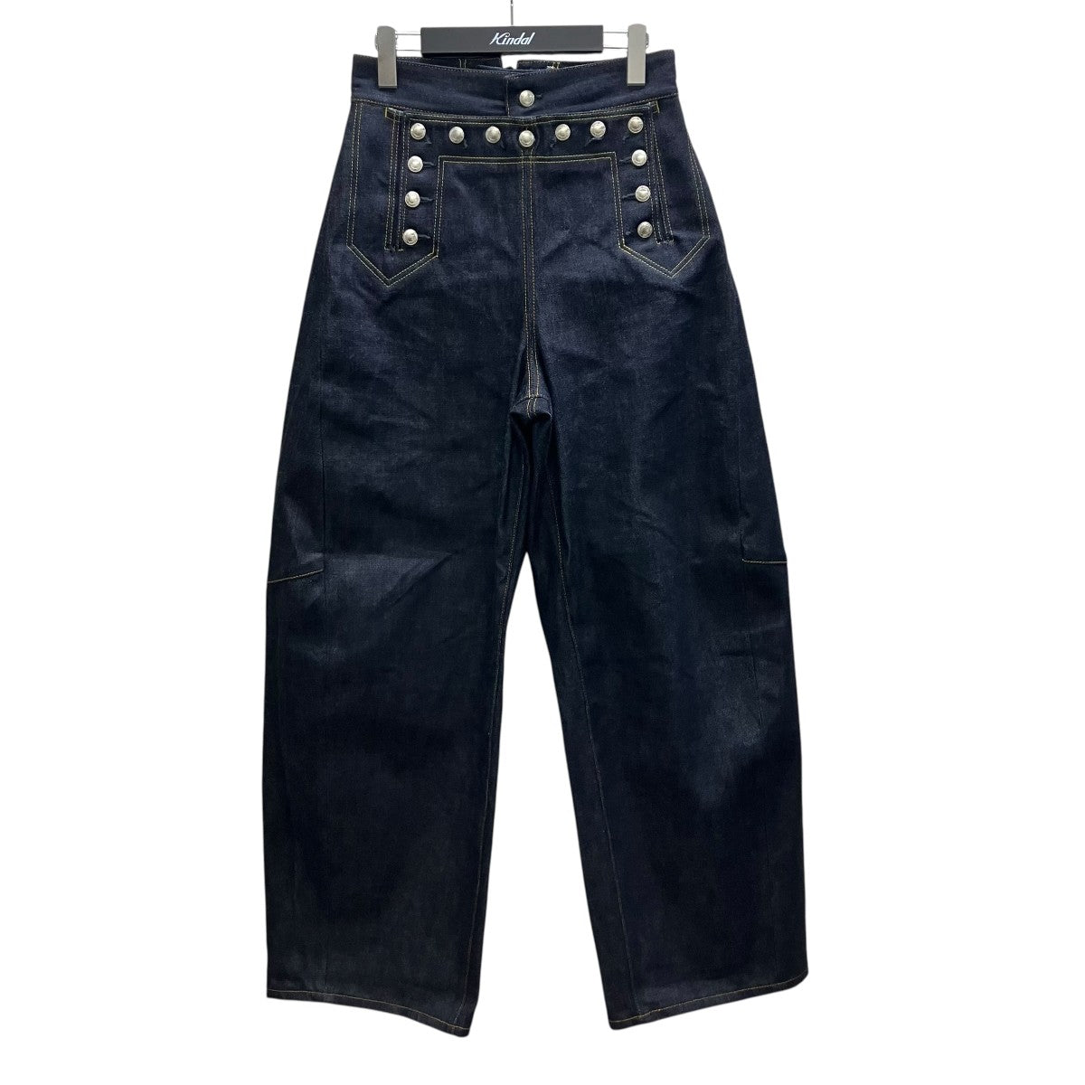 HYKE． 26SSSAILOR BARREL LEG PANTSセーラー バレルパンツ 古着・中古-1枚目のアイテム画像