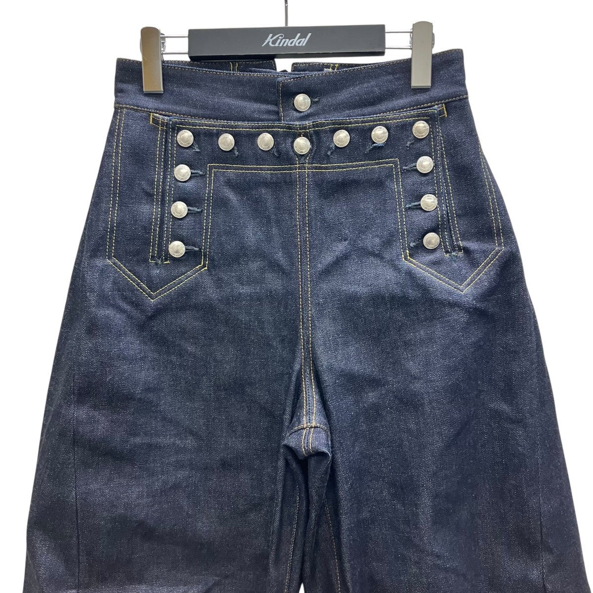 HYKE． 26SSSAILOR BARREL LEG PANTSセーラー バレルパンツ 古着・中古-3枚目のアイテム画像