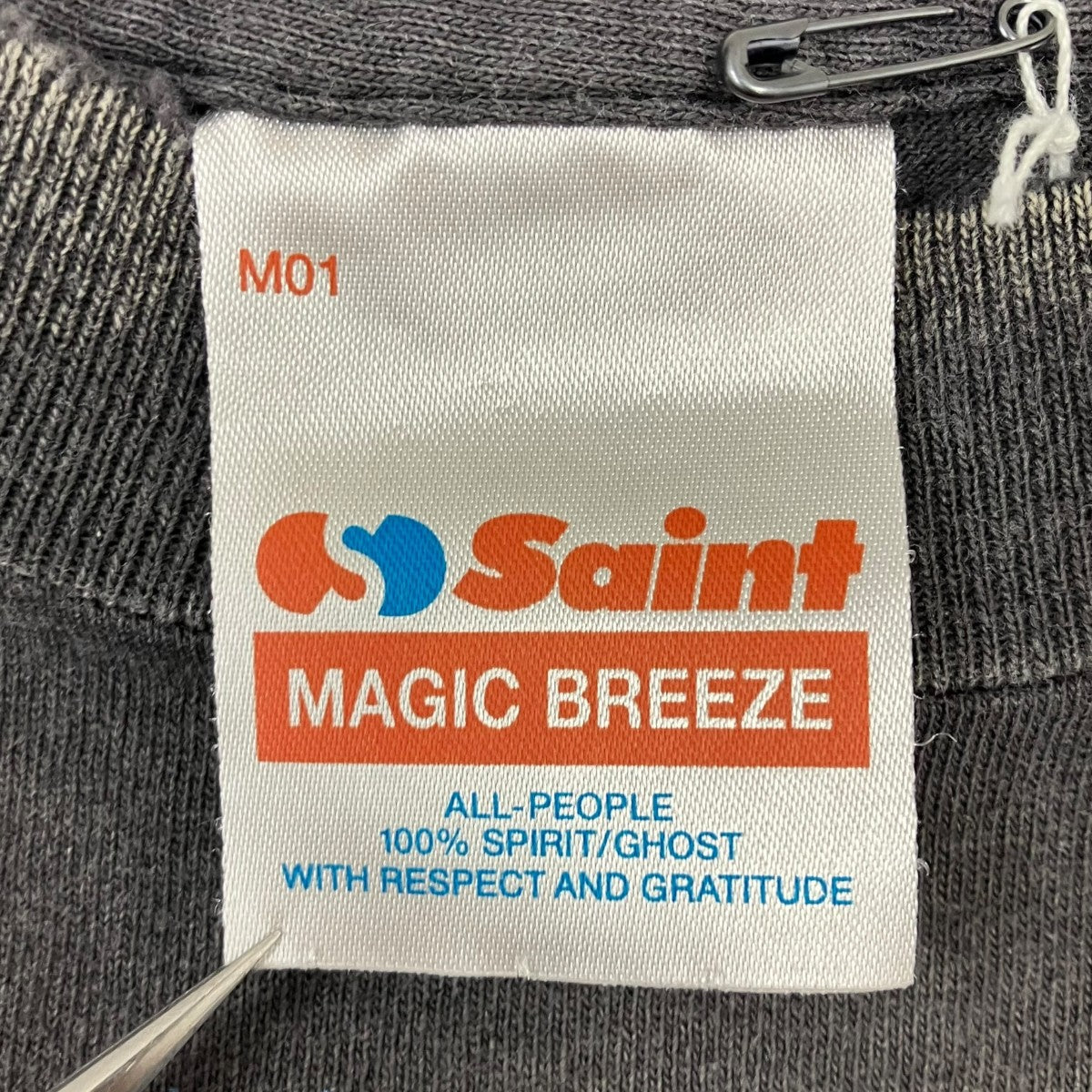 SAINT MICHAEL 25AW HP SS TEE SORCERER’S STONE プリントTシャツ 古着・中古-4枚目のアイテム画像