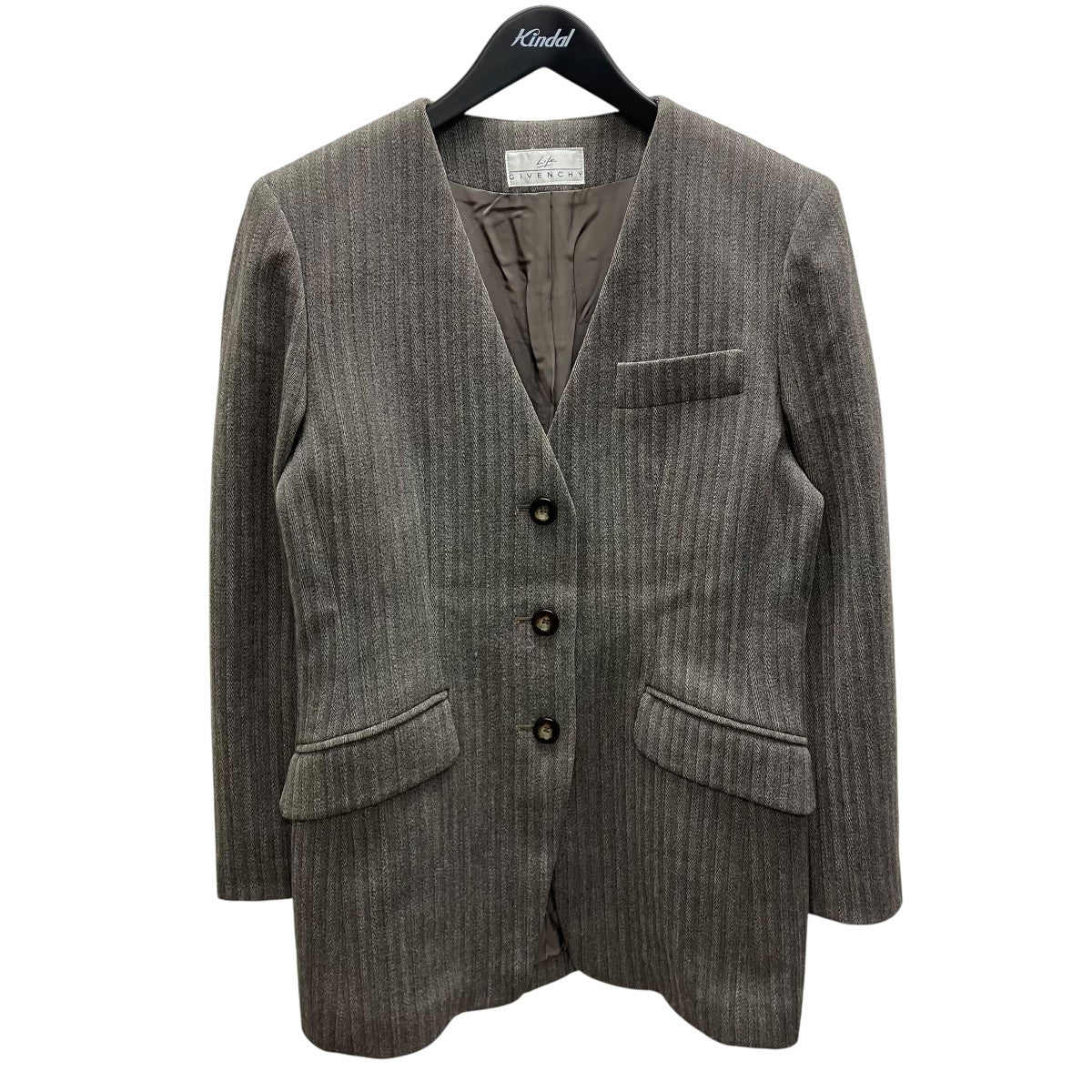 GIVENCHY ノーカラージャケット 古着・中古-1枚目のアイテム画像