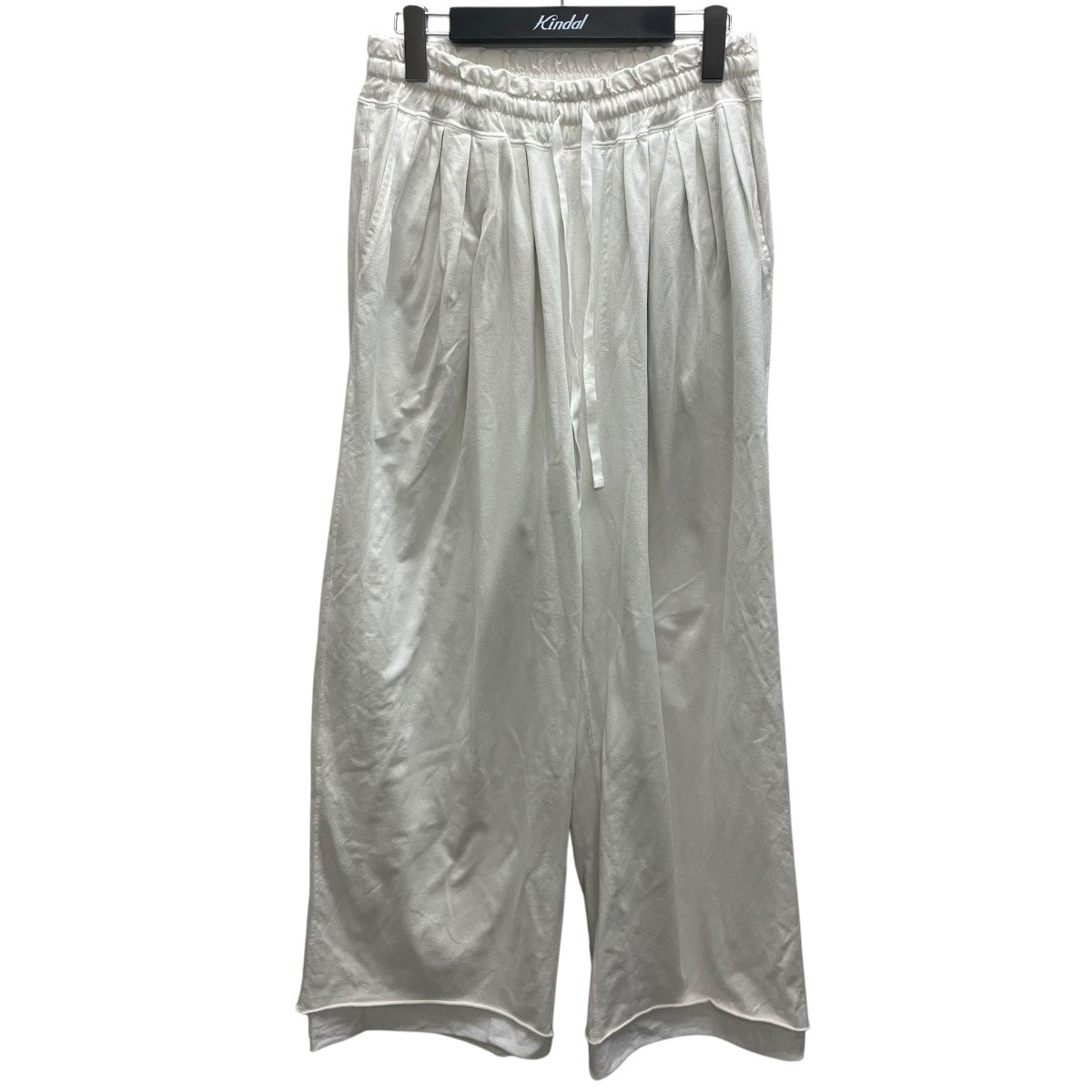 ANCELLM DRAPE WIDE EASY CUT SLACKS ワイドカットスラックス 古着・中古-1枚目のアイテム画像